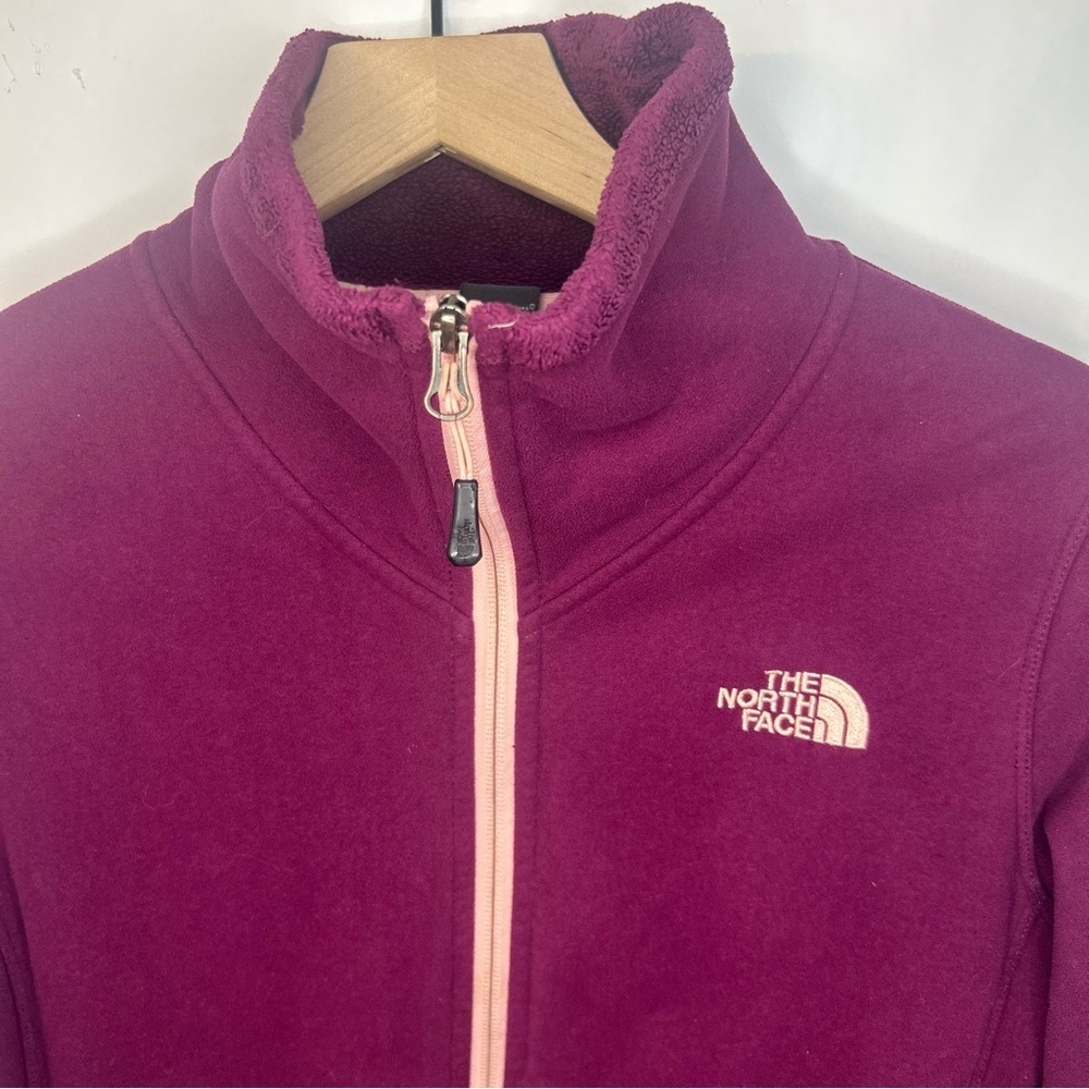 The North Face Women’s Purple and Pink Morninglory Fleece Jacket, Size Medium - Picture 4 of 11
